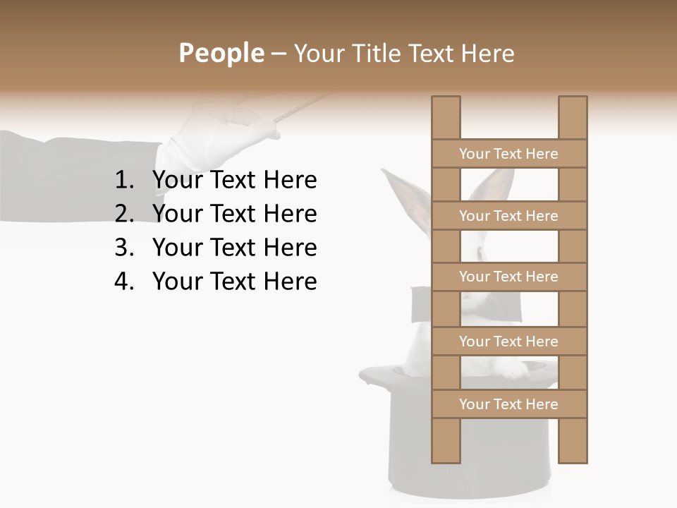 Entertainment Performer Glove PowerPoint Template