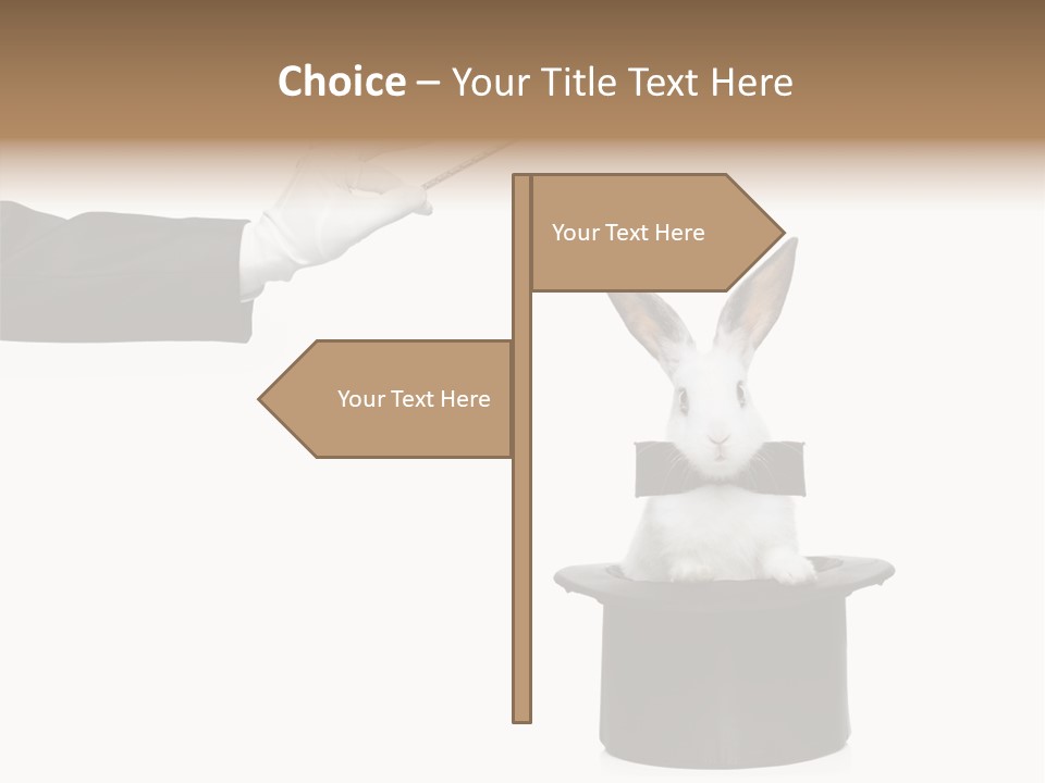 Entertainment Performer Glove PowerPoint Template