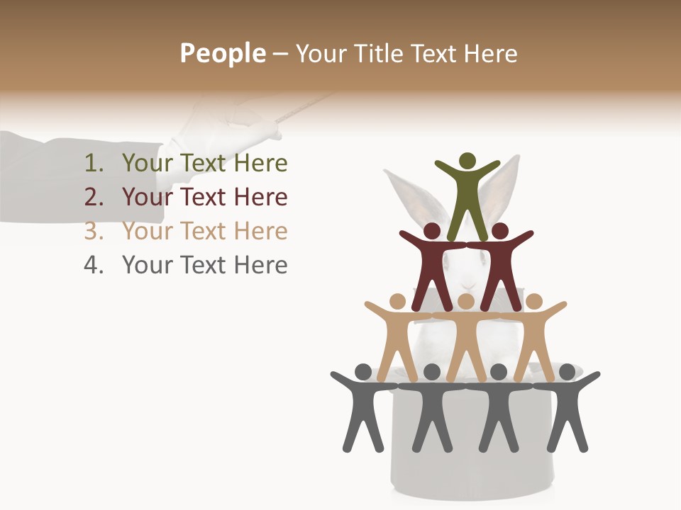 Entertainment Performer Glove PowerPoint Template