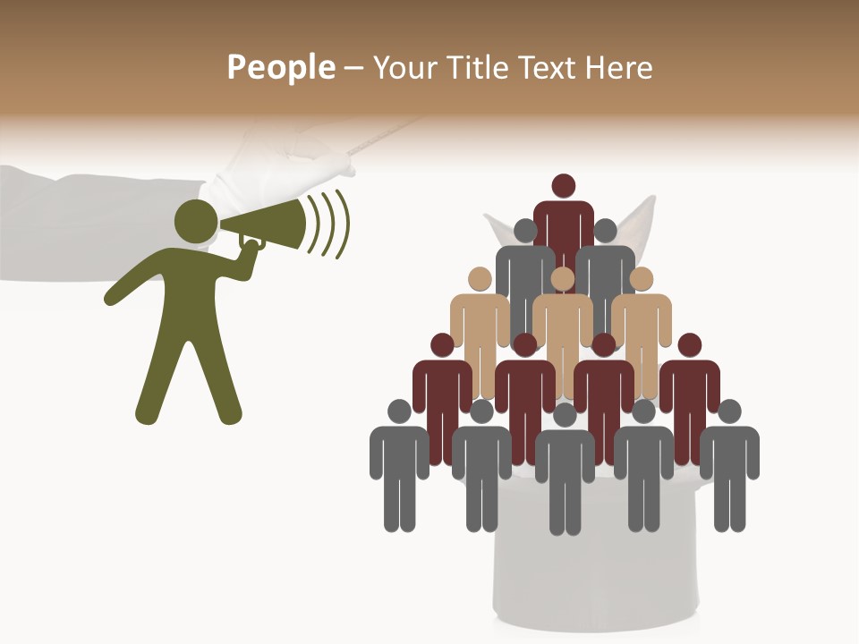 Entertainment Performer Glove PowerPoint Template