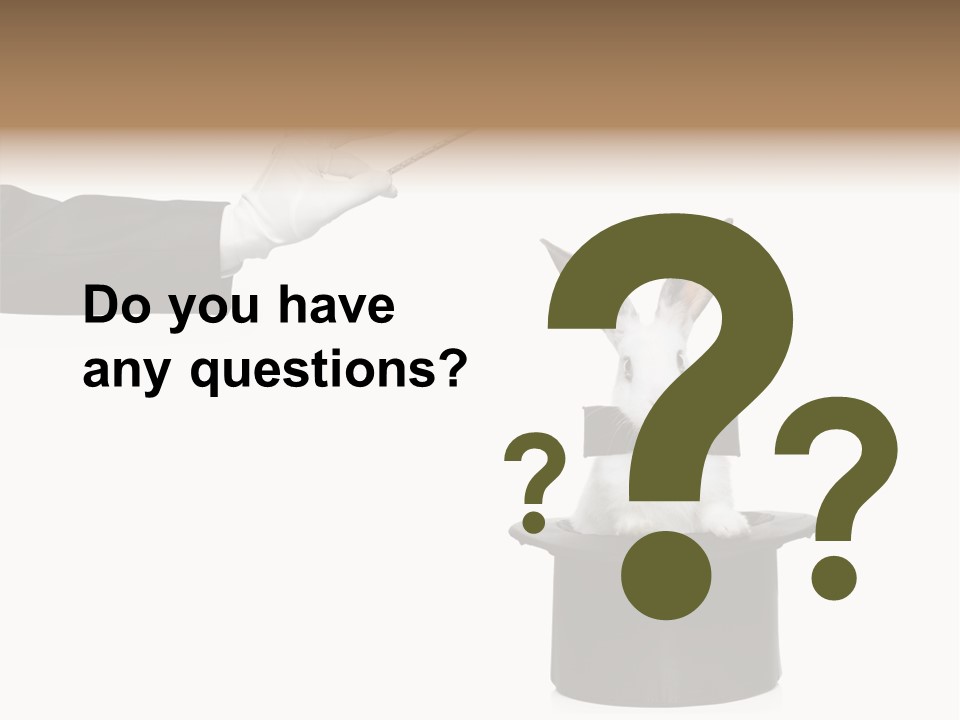 Entertainment Performer Glove PowerPoint Template