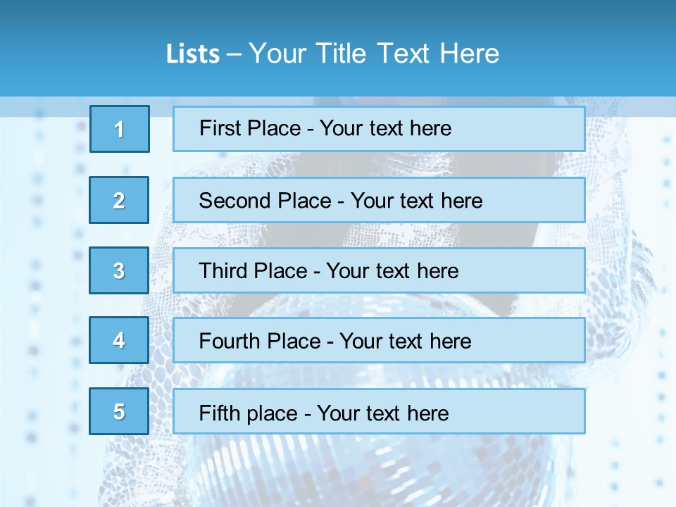 Fashion Bokeh Person PowerPoint Template