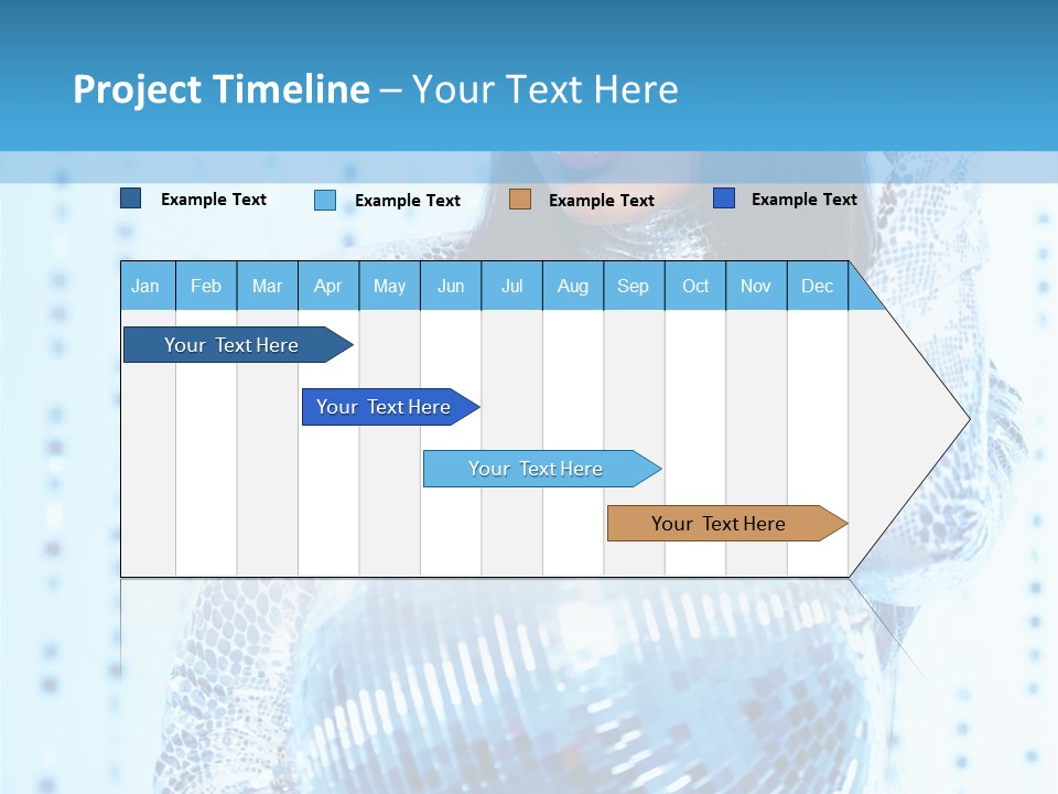Fashion Bokeh Person PowerPoint Template