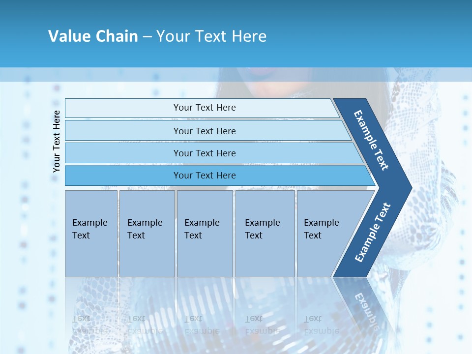 Fashion Bokeh Person PowerPoint Template