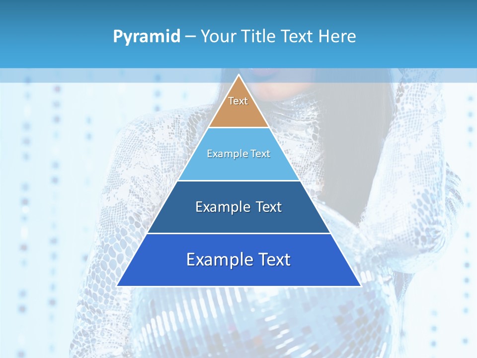 Fashion Bokeh Person PowerPoint Template