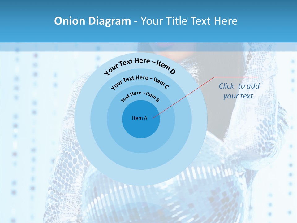 Fashion Bokeh Person PowerPoint Template