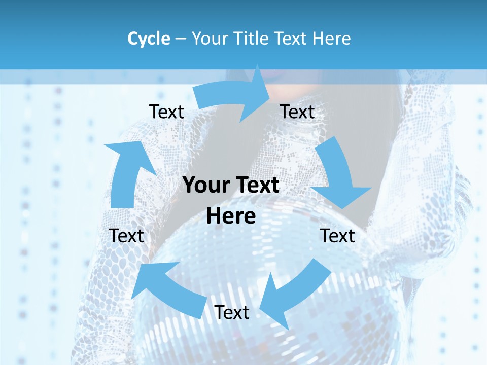 Fashion Bokeh Person PowerPoint Template