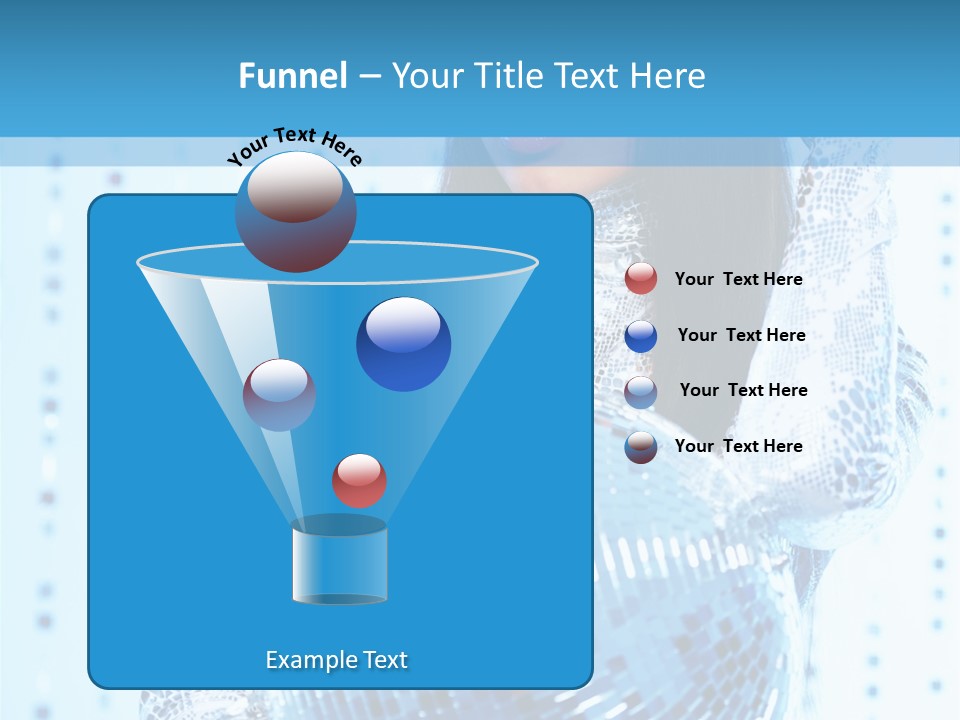 Fashion Bokeh Person PowerPoint Template