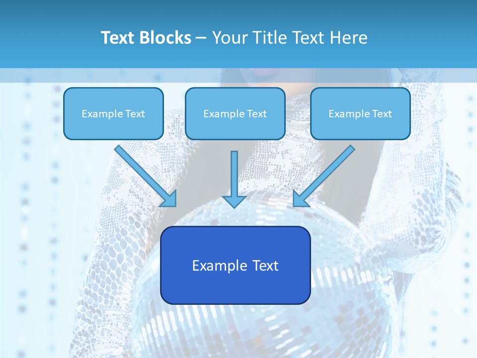 Fashion Bokeh Person PowerPoint Template