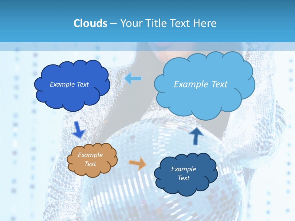 Fashion Bokeh Person PowerPoint Template