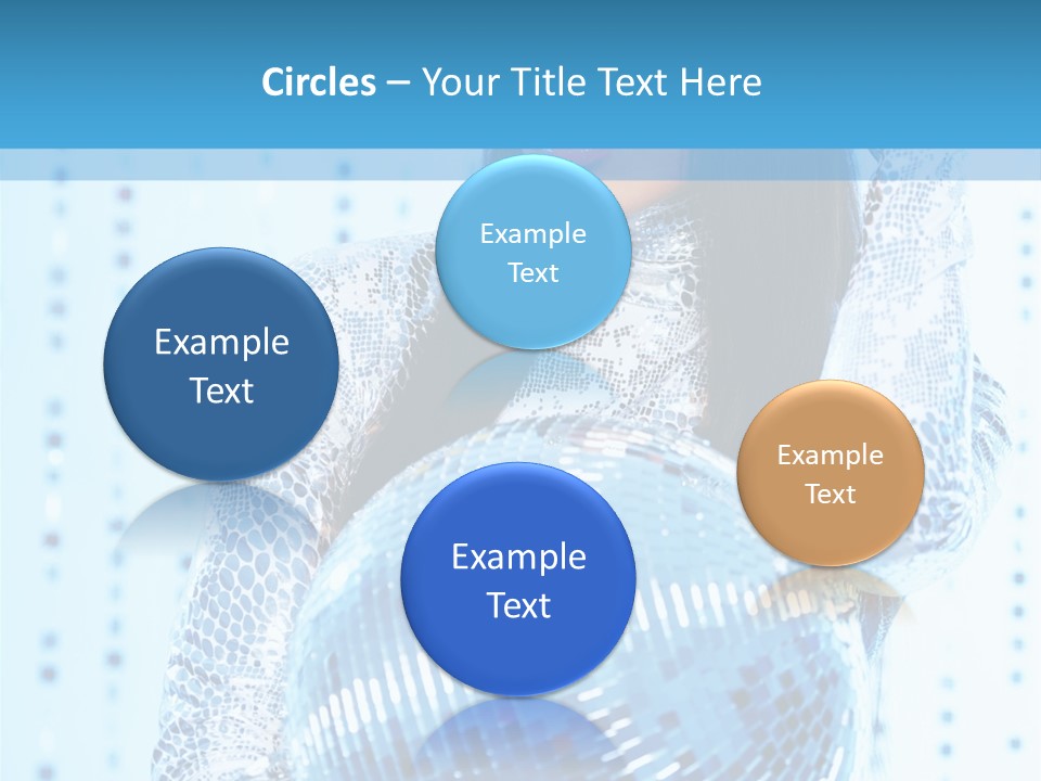 Fashion Bokeh Person PowerPoint Template