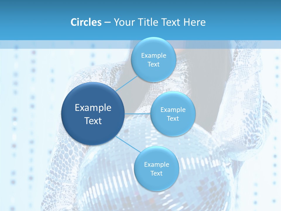 Fashion Bokeh Person PowerPoint Template