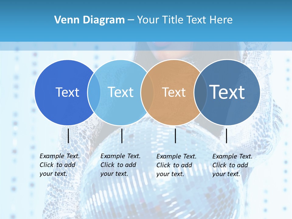 Fashion Bokeh Person PowerPoint Template