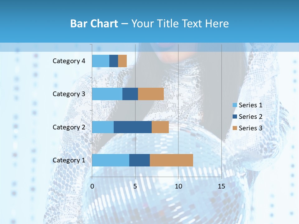 Fashion Bokeh Person PowerPoint Template