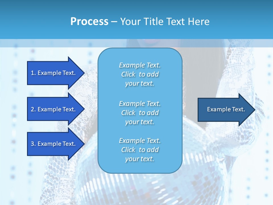 Fashion Bokeh Person PowerPoint Template