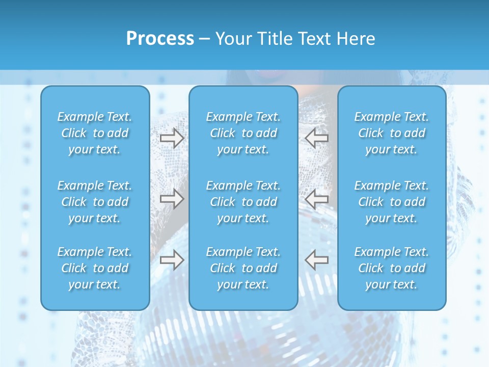 Fashion Bokeh Person PowerPoint Template