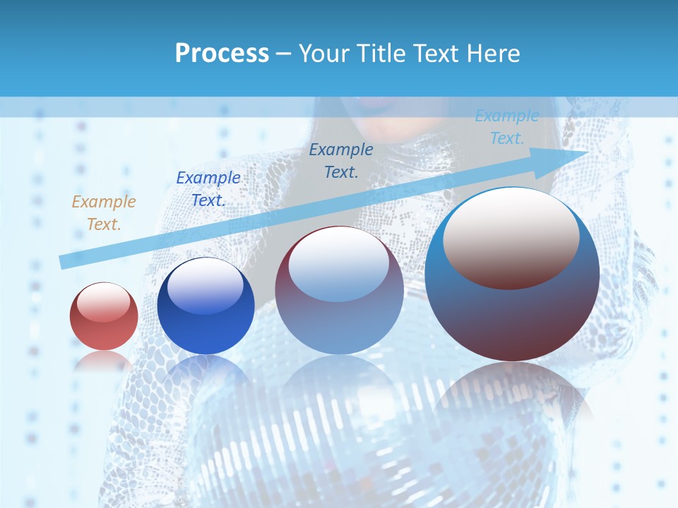 Fashion Bokeh Person PowerPoint Template