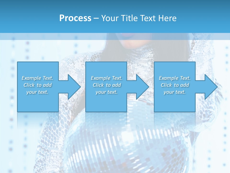 Fashion Bokeh Person PowerPoint Template