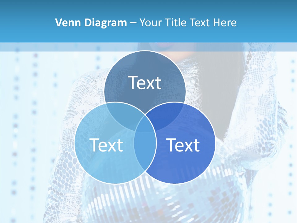 Fashion Bokeh Person PowerPoint Template