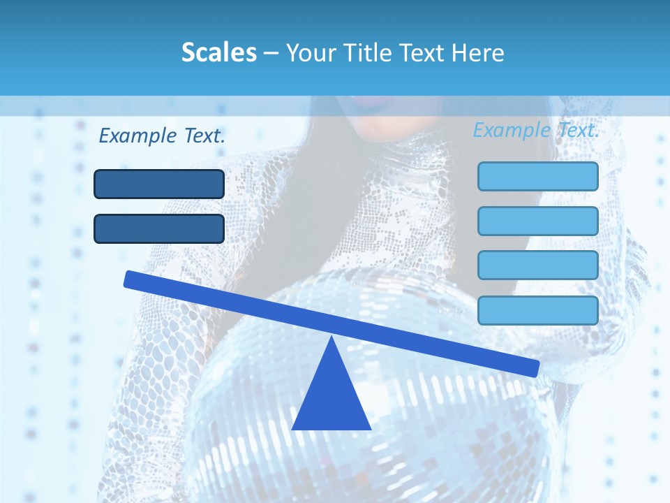 Fashion Bokeh Person PowerPoint Template