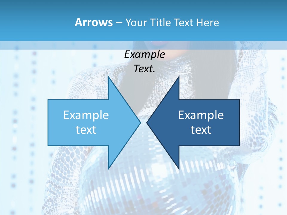 Fashion Bokeh Person PowerPoint Template