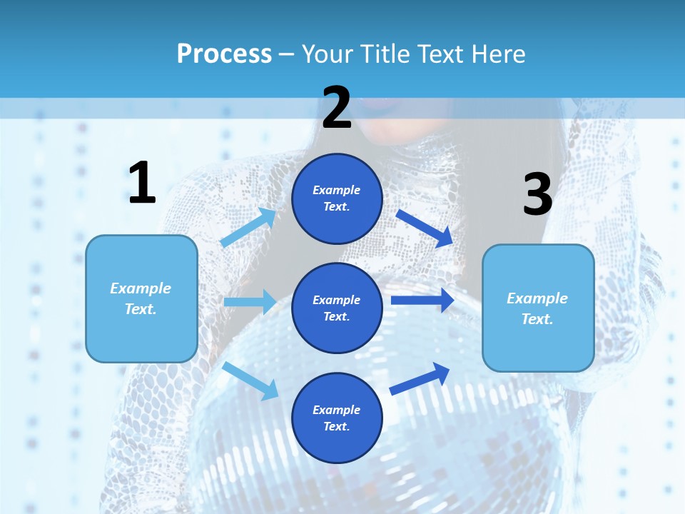 Fashion Bokeh Person PowerPoint Template