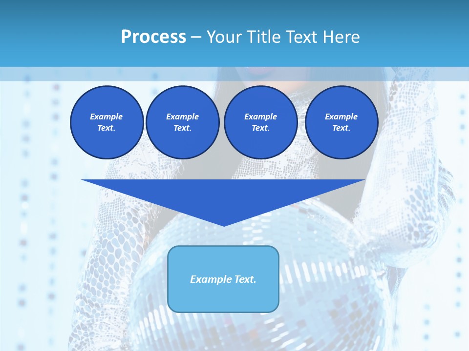 Fashion Bokeh Person PowerPoint Template