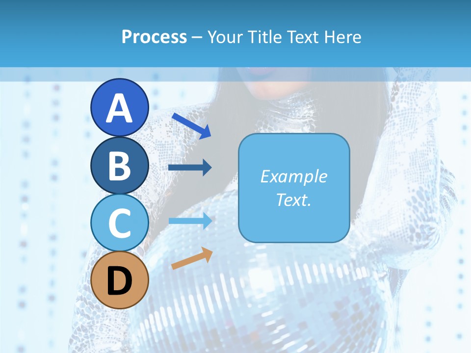 Fashion Bokeh Person PowerPoint Template