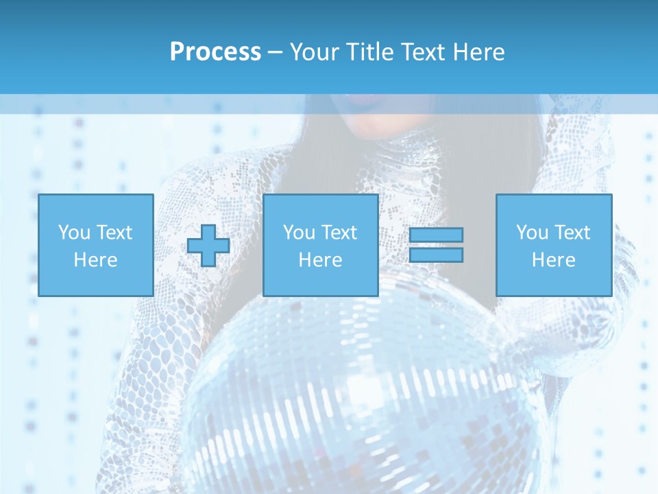 Fashion Bokeh Person PowerPoint Template