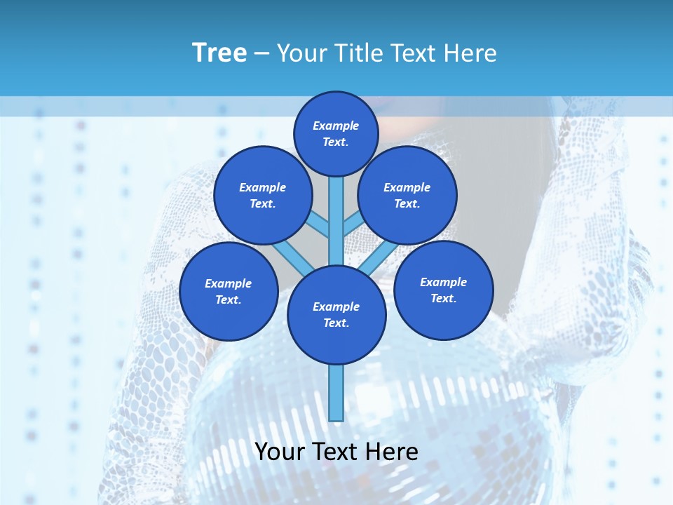 Fashion Bokeh Person PowerPoint Template