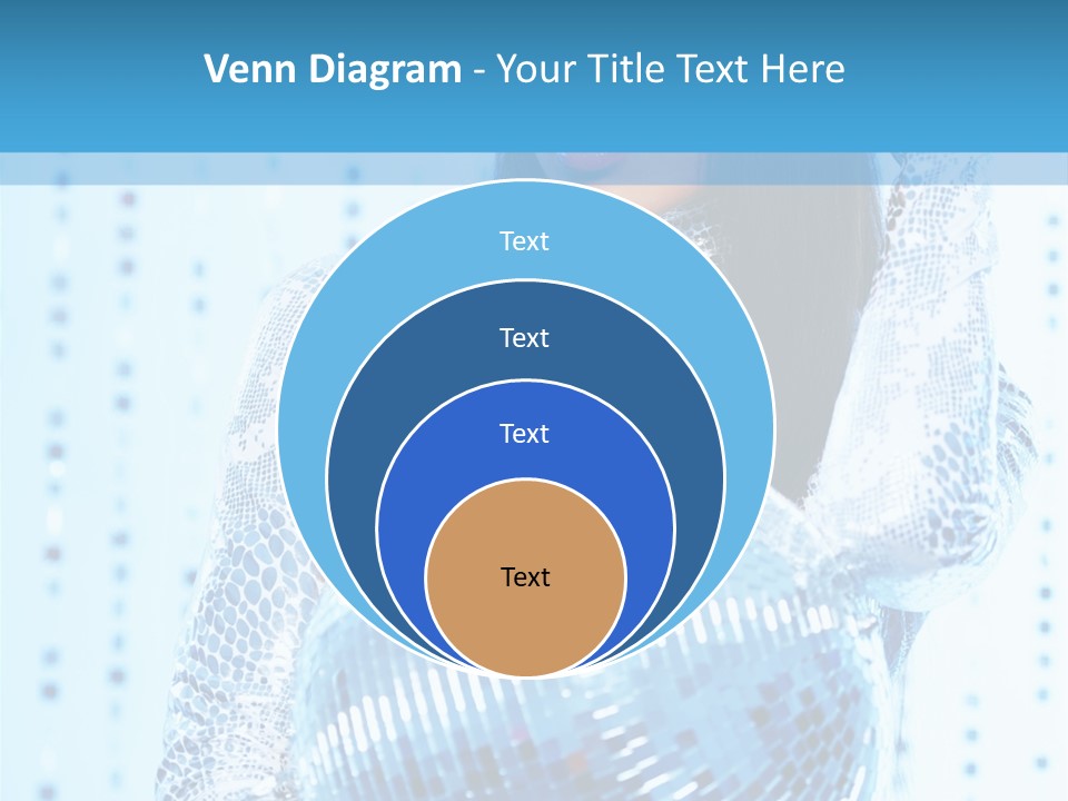 Fashion Bokeh Person PowerPoint Template