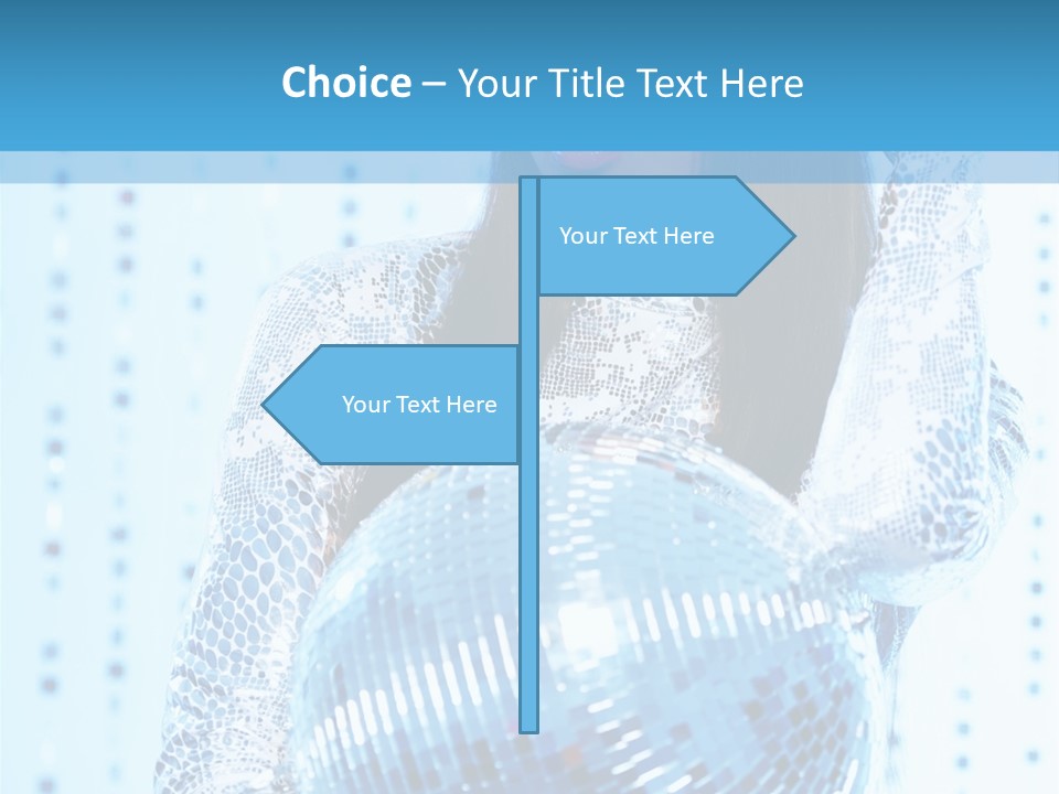 Fashion Bokeh Person PowerPoint Template