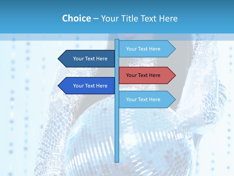 Fashion Bokeh Person PowerPoint Template