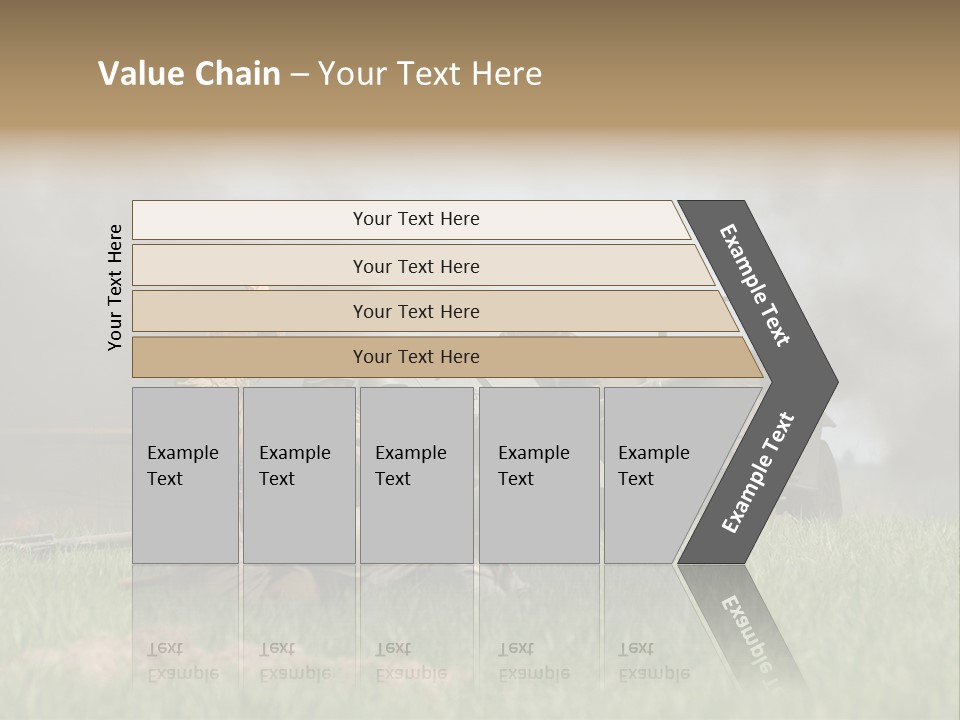 Defense Combat Warrior PowerPoint Template