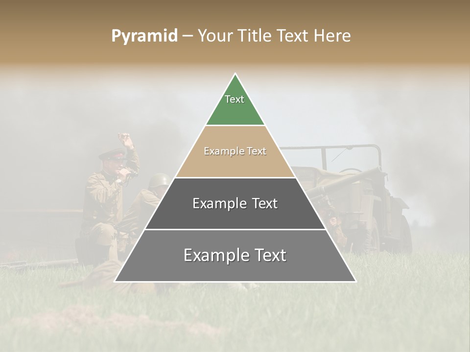 Defense Combat Warrior PowerPoint Template