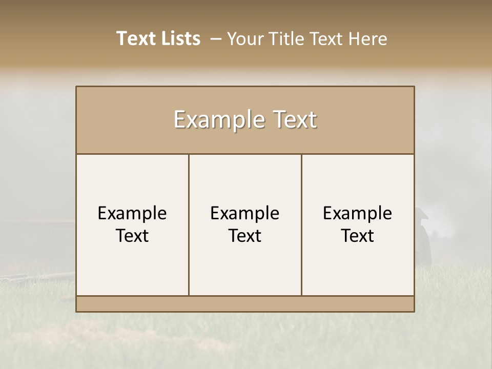 Defense Combat Warrior PowerPoint Template