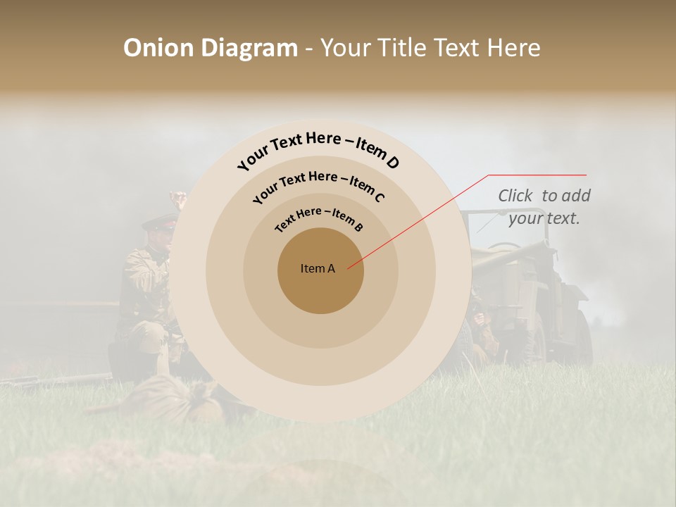 Defense Combat Warrior PowerPoint Template