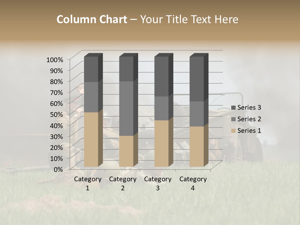 Defense Combat Warrior PowerPoint Template