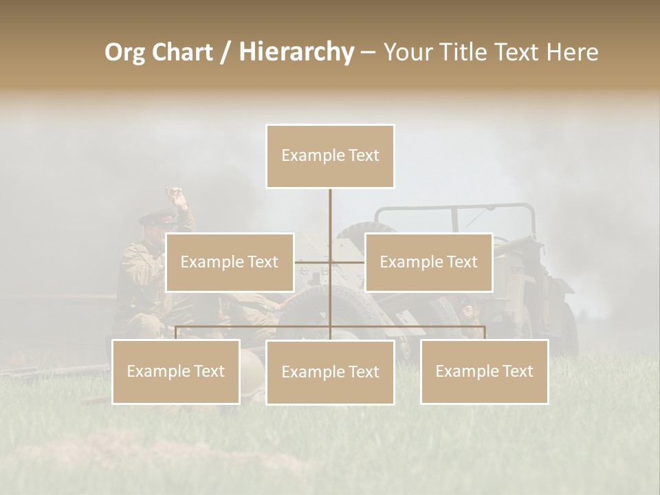 Defense Combat Warrior PowerPoint Template
