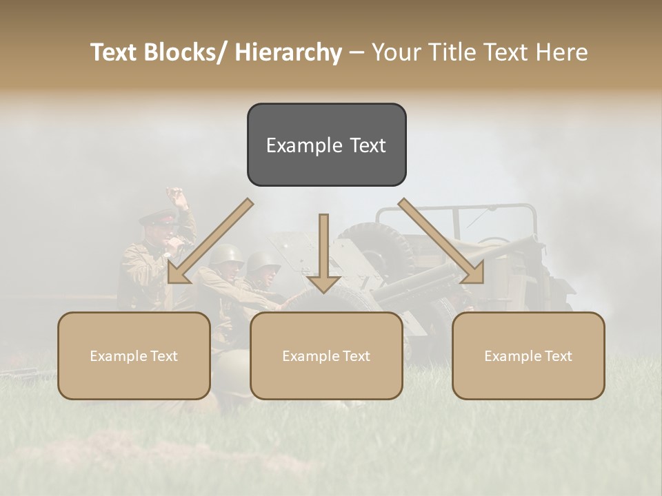 Defense Combat Warrior PowerPoint Template