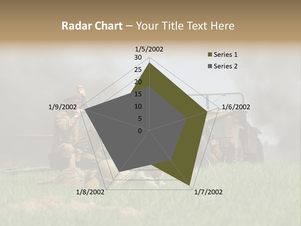 Defense Combat Warrior PowerPoint Template