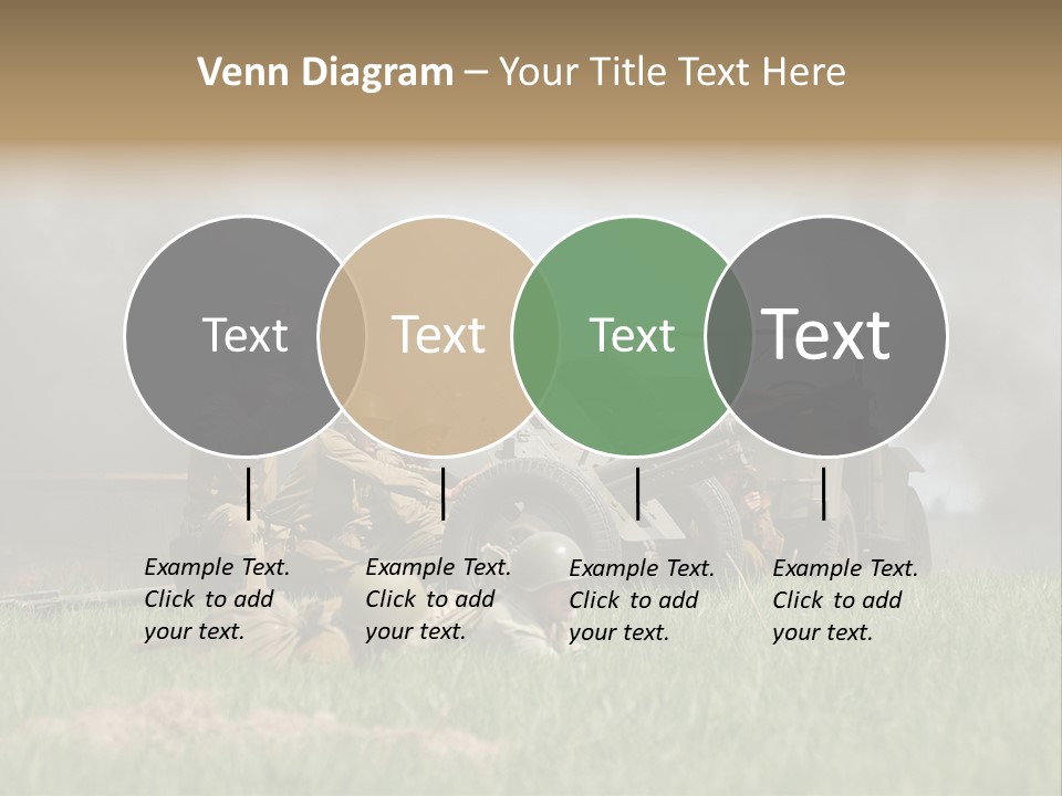 Defense Combat Warrior PowerPoint Template