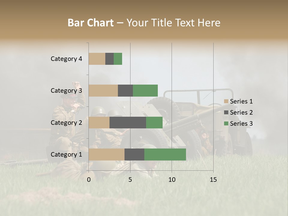 Defense Combat Warrior PowerPoint Template