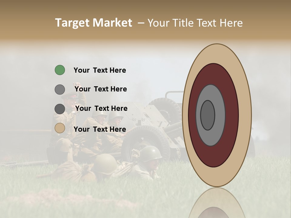 Defense Combat Warrior PowerPoint Template