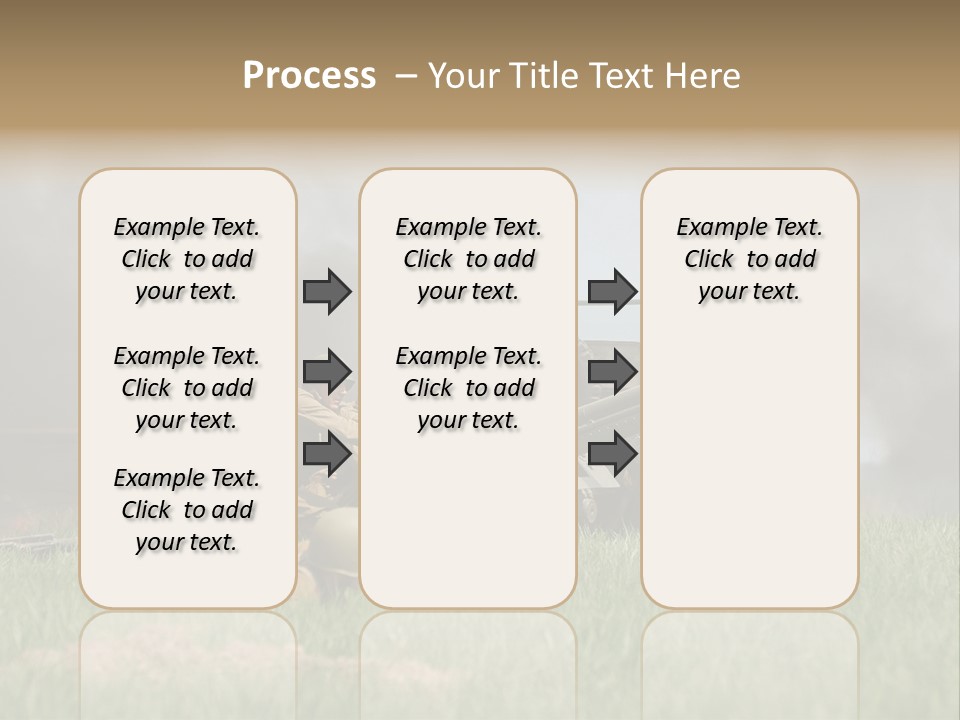 Defense Combat Warrior PowerPoint Template