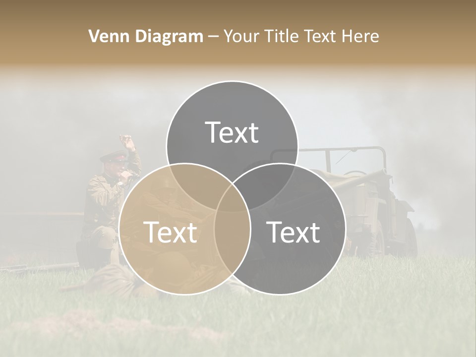 Defense Combat Warrior PowerPoint Template