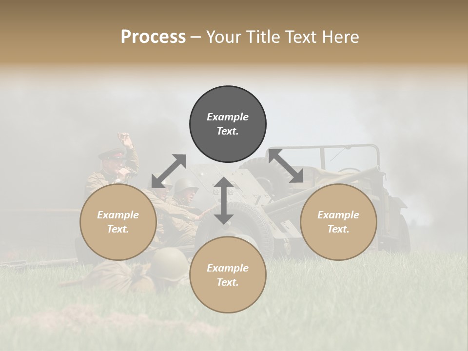 Defense Combat Warrior PowerPoint Template