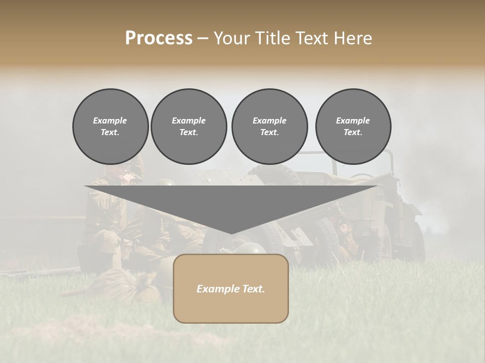 Defense Combat Warrior PowerPoint Template