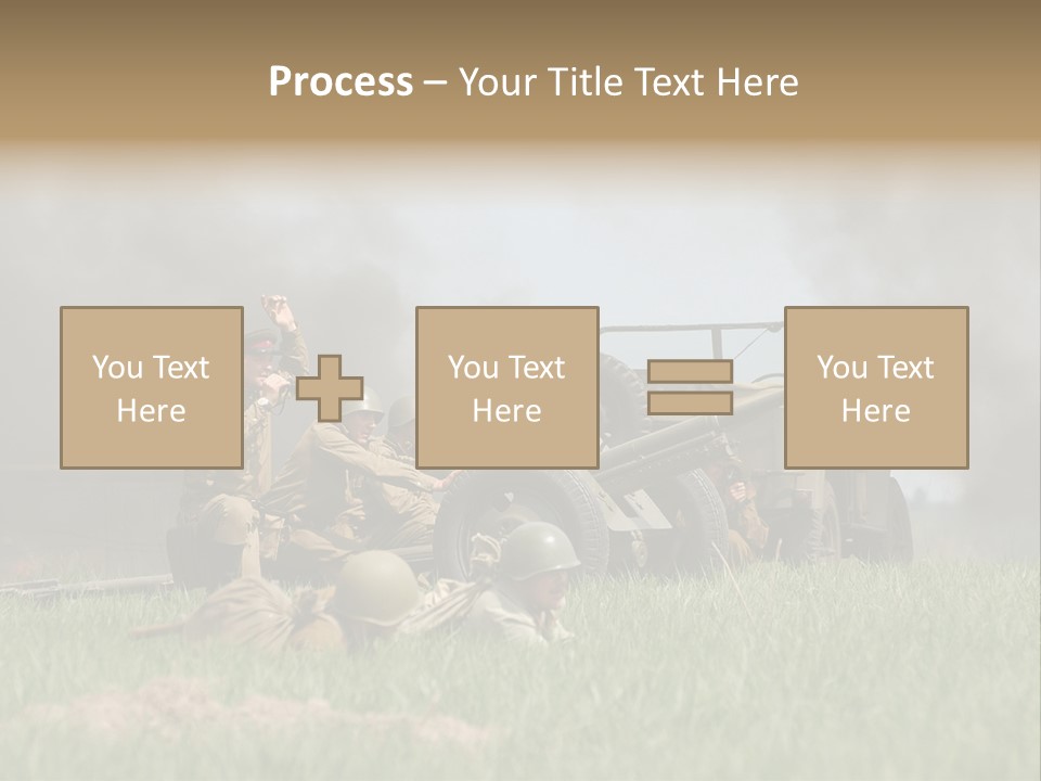 Defense Combat Warrior PowerPoint Template