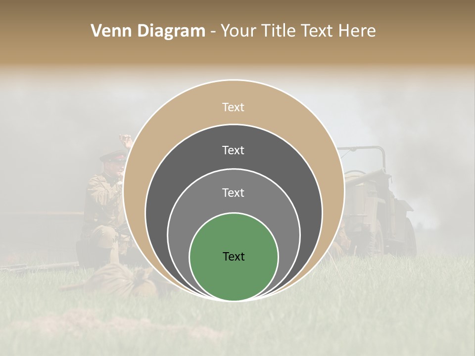 Defense Combat Warrior PowerPoint Template
